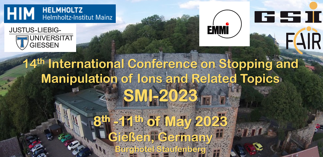 SMI-2023: 14th International Conference on Stopping and Manipulation of Ions and Related Topics