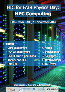 HIC for FAIR Physics Day: HPC Computing